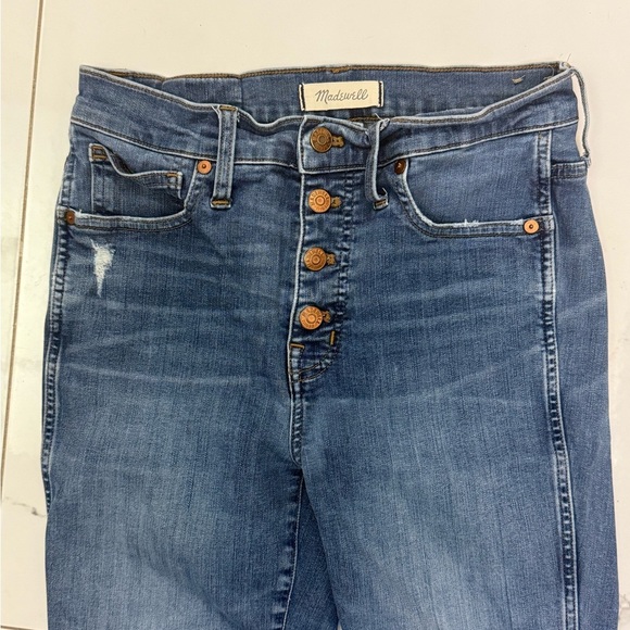 Madewell High-Waisted Blue Jeans Size 27 - Picture 2 of 8